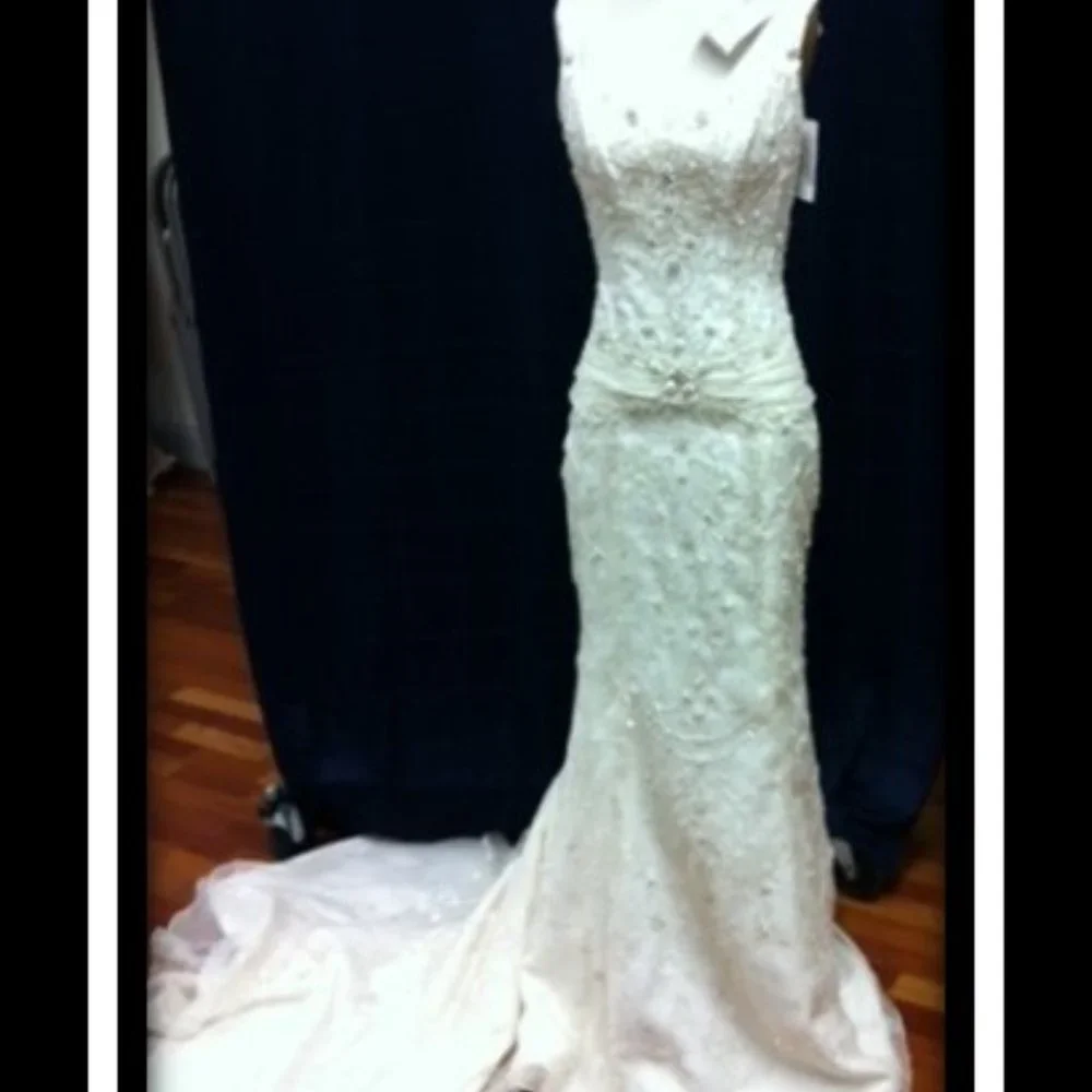 Brand NWT * James Clifford Bridal Gown Size 6 - Picture 3 of 7